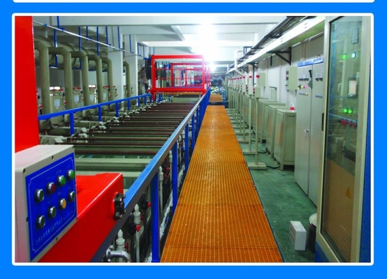 Linha de chapeamento automatizada tambor de suspensão, linha de chapeamento do zinco