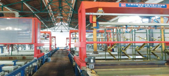 Linha de produção de galvanização do cromo do níquel trilho alto de quatro camadas baixo