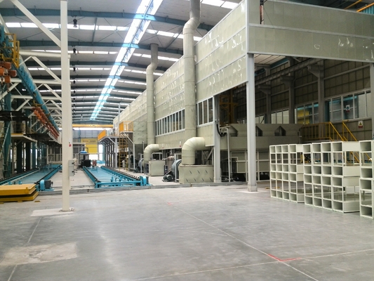 Linha de produção da eletroforese