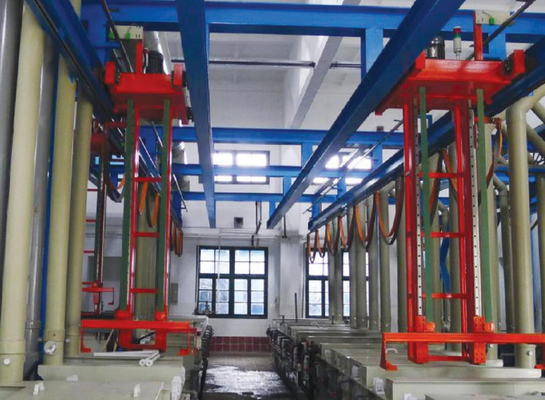 Linha de produção da galvanização e da oxidação