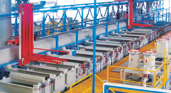 Máquina de galvanização industrial do braço da liga de alumínio uma
