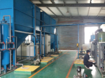 Linha de produção de galvanização da estação ISO9000 das águas residuais