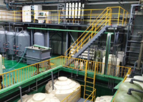 Linha de produção de galvanização de suspensão estação do tambor do tratamento de águas residuais do OEM