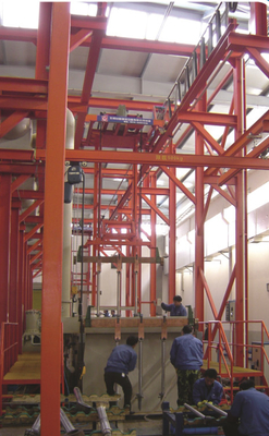 A linha de produção automática de cromo duro que galvaniza o cilindro de Jiangsu Hengli