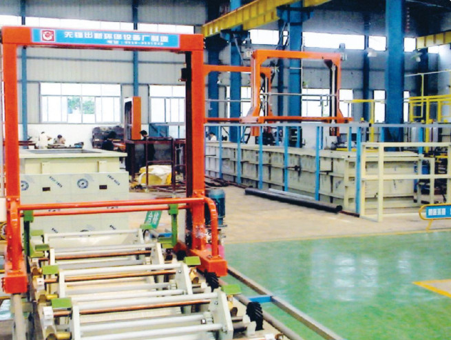 Tipo linha de chapeamento suspensão automática do impulso do tambor do zinco