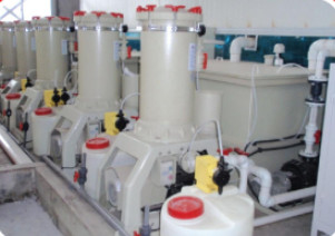 A dose automática do filtro de laço usada para o central elétrica recarrega a água, a água da fornalha, a água refrigerando de circulação e o industria